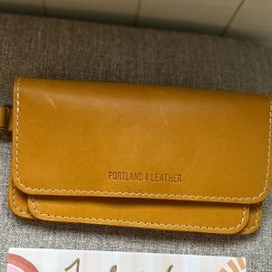 Portland Leather Lily Wristlet